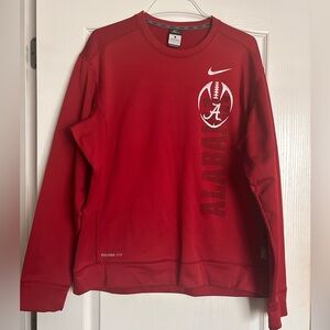 Nike Men's Red Alabama Crewneck Sweater